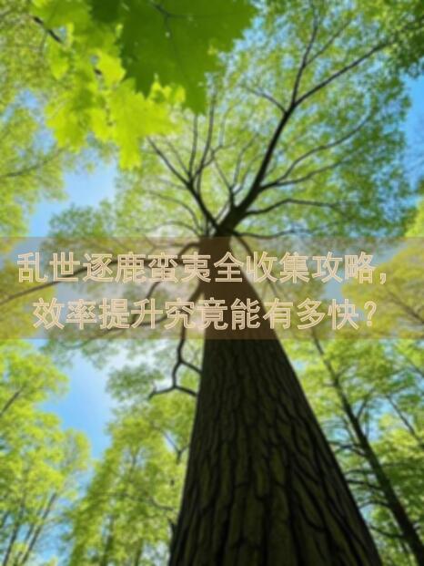 乱世逐鹿蛮夷全收集攻略，效率提升究竟能有多快？
